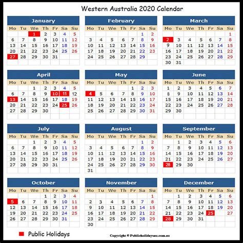 is today a public holiday in wa